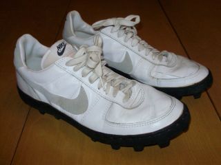 Rare Vintage Nike Leather Field General Football Turf Cleats Shoes Sz 11.  5