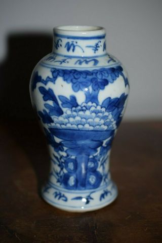 A Fine Antique Chinese Blue / White Vase - 19th