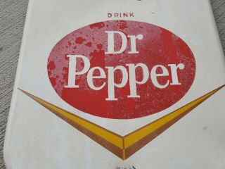 Large Vintage Dr Pepper Soda Pop Gas Station 27 