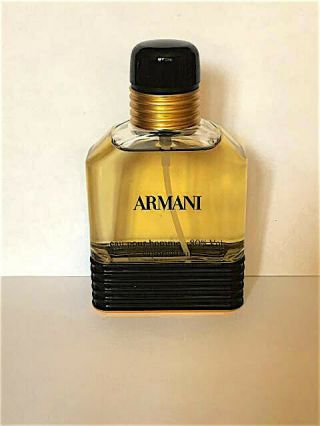 Vintage Giorgio Armani Eau Pour Homme 3.  4 Oz.  100 Ml E.  D.  T.  Spray -