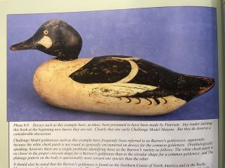 VINTAGE MASON CHALLENGE GRADE GOLDENEYE DRAKE DUCK DECOY RARE PAINT 12