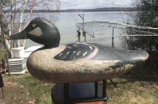 VINTAGE MASON CHALLENGE GRADE GOLDENEYE DRAKE DUCK DECOY RARE PAINT 3