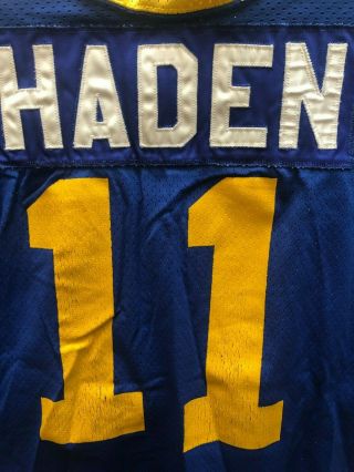 Rare Vintage Pat Haden Los Angeles Rams 1970’s 80 ' s Sand Knit Jersey Size 44 4