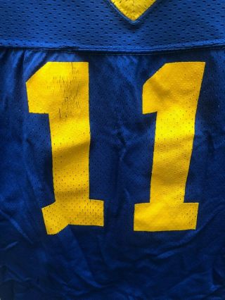 Rare Vintage Pat Haden Los Angeles Rams 1970’s 80 ' s Sand Knit Jersey Size 44 7