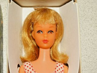 Barbie: VINTAGE Blonde STRAIGHT LEG FRANCIE Doll w/BOX 2