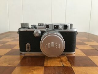 Vintage Occupied Japan Tower Type 3 Nicca Rangefinder Film Camera