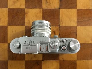 Vintage Occupied Japan Tower Type 3 Nicca Rangefinder Film Camera 4