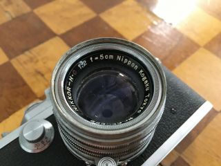Vintage Occupied Japan Tower Type 3 Nicca Rangefinder Film Camera 5