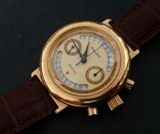 Vintage Gents Poljot 23 Jewels Russian Cal 3133 Chronograph Watch c1994 6