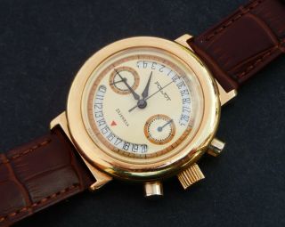 Vintage Gents Poljot 23 Jewels Russian Cal 3133 Chronograph Watch c1994 7