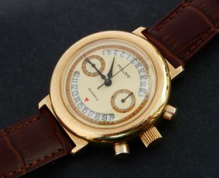 Vintage Gents Poljot 23 Jewels Russian Cal 3133 Chronograph Watch c1994 8