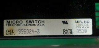 VINTAGE Clicker MICRO SWITCH 99SD24 - 3 F14 Key Board USA 3