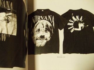 Nirvana T - Shirts Book Helloh? book T shirt art Kurt Cobain vintage photo design 6