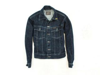 M G - Star Raw Mens Jean Jacket Vintage Dark Blue Xl