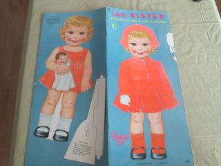 1969 Little Sister Paper Doll - 