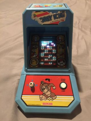 Coleco Donkey Kong Vintage Electronic Video Arcade Game