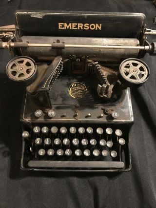 Emerson No 3 Antique Typewriter Serial