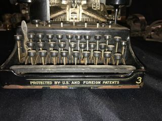 Emerson No 3 Antique Typewriter serial 3