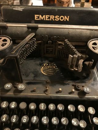 Emerson No 3 Antique Typewriter serial 4