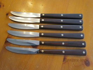 Vintage Six Piece Set Of Cutco 47 Steak/table Knives