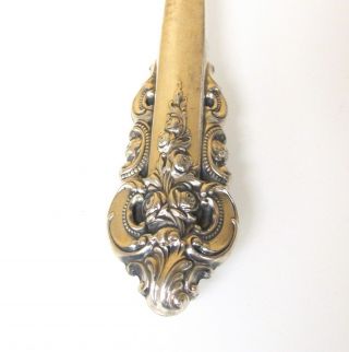 Wallace Sterling Silver Grande Baroque Butter Knife Spreader - 6.  25 inch 3