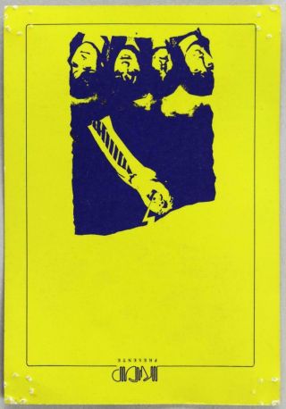AC/DC,  JUDAS PRIEST - mega rare vintage Grenoble 1979 KCP card flyer 2