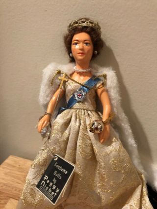 Peggy Nisbet Royalty Vtg Doll Queen Elizabeth Ii State Robes P 400 Orig Box Tag