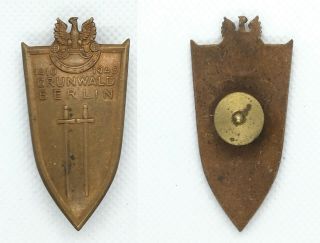100 Anniversary Grunwald Badge 1945 Berlin Poland Polish Ww2 Shield