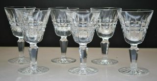 Rare Vintage Set Of 12 Waterford Crystal " Glenmore " Port Wine Glasses 4 - 1/2 "