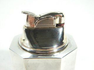 Vintage Tiffany & Co Sterling Silver Desk Lighter Octagonal Shape 185 Grams 4