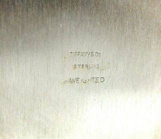 Vintage Tiffany & Co Sterling Silver Desk Lighter Octagonal Shape 185 Grams 8