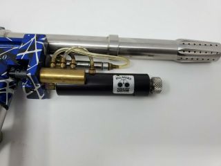Vintage WGP Autococker Paintball Gun Marker Blue Splash Rare Highly Customized 6
