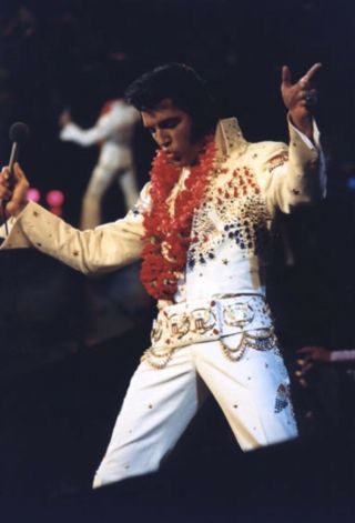 Elvis Presley’s American Eagle Belt Piece with LOA.  Rare. 4