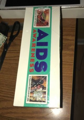 VINTAGE 90s AIDS AWARENESS TRADING CARDS FACTORY BOX ECLIPSE 6