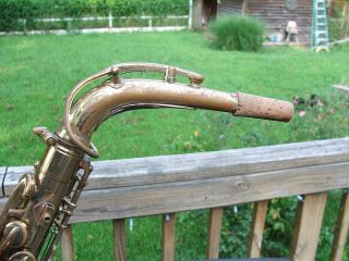 Vintage Conn Shooting Star Alto Saxophone w/ Case 4