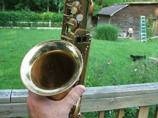 Vintage Conn Shooting Star Alto Saxophone w/ Case 5