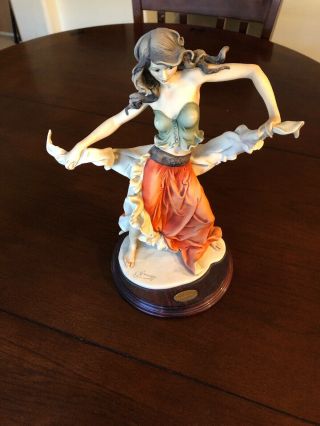 Vintage Giuseppe Armani 0198c Esmeralda Florence Gypsy Dancer Figurine Italy