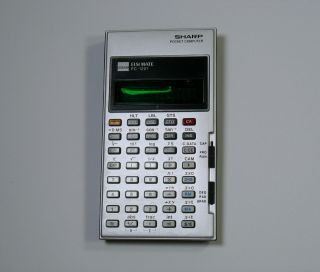 Vintage Sharp Elsi Mate Pc 1201 Scientific Calculator Pocket Computer Program