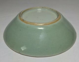 19th Century Chinese Fencai,  Famille Rose,  Celadon Porcelain Bowl - Unmarked