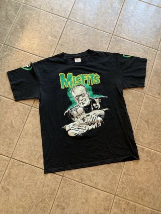 Vintage ‘97 Rare Frankenstein Misfits Crew T Shirt.