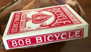 1 DECK Vintage Bicycle Racer Back playing cards w/tax stamp 4