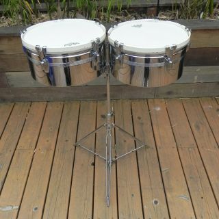 Rogers Vintage Set Of 2 Cob Timbale 