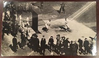 Babe Ruth Circa 1920 Vintage Type Photograph Rare Batting Hof