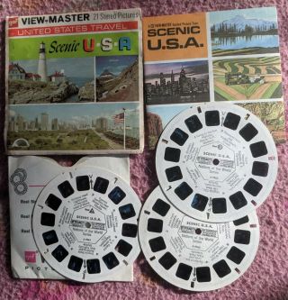 Scenic Usa View - Master Reels 3pk In Packet With Book.