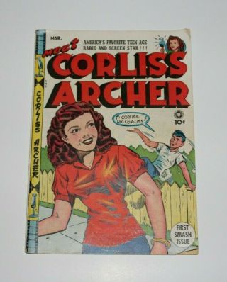 Vintage Comic: Meet Corliss Archer – 1 First Smash Issue – Not Graded