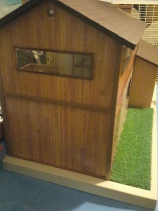 Vintage Tomy Mid - Century Dollhouse w/Furniture Accessories & 3 People today 3