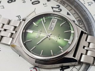 & Rare Vintage Seiko Lm Lord Matic 5606 - 8130 Automatic Kanji Gents Hack.