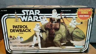 Vintage Star Wars Dewback W/ Box Insert Kenner 1983