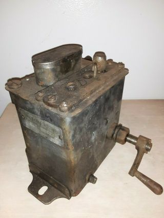 Vintage Manzel Force Feed Lubricator Machine Oiler Antique Hit & Miss Engine ?