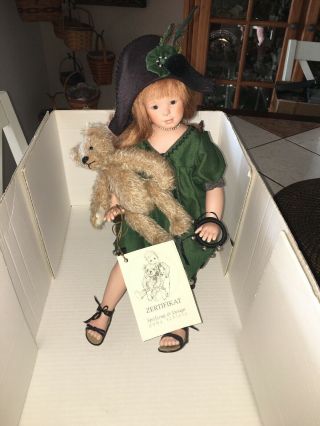 Vintage Gaby Scholtz Porcelain Doll,  One Of A Kind Investment